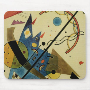 Tapis De Souris Kandinsky Cercles Abstraits Formes