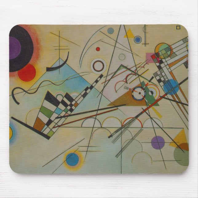 Tapis De Souris Kandinsky Compositon 8 Mousepad (Devant)