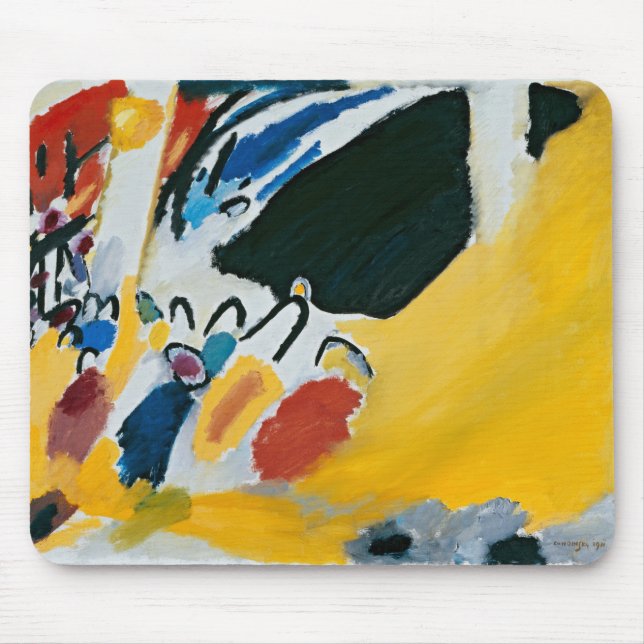 Tapis De Souris Kandinsky Impression III Concert Peinture Abstrait (Devant)