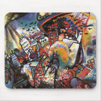 Tapis De Souris Kandinsky Moscou I Cityscape peinture Abstraite