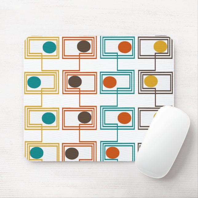Tapis De Souris Kandinsky Rectangles avec Ovals (Avec souris)