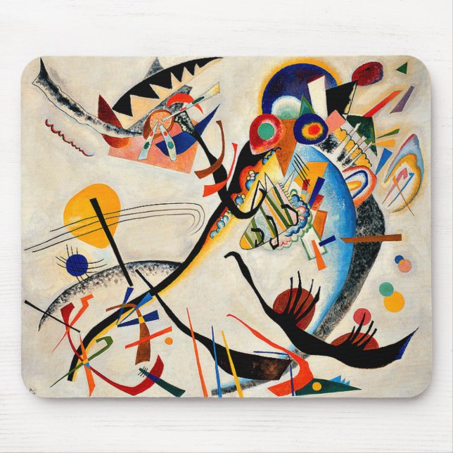 Tapis De Souris Kandinsky - Segment bleu (Devant)