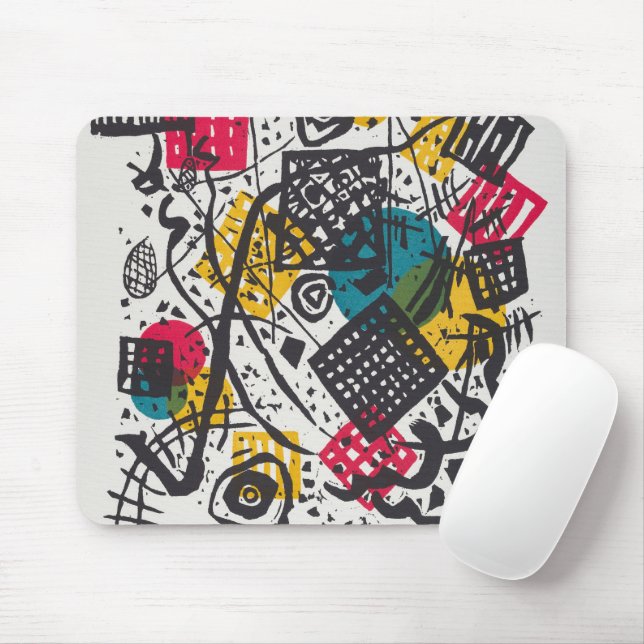 Tapis De Souris Kandinsky Small Worlds V Classic Abstrait (Avec souris)