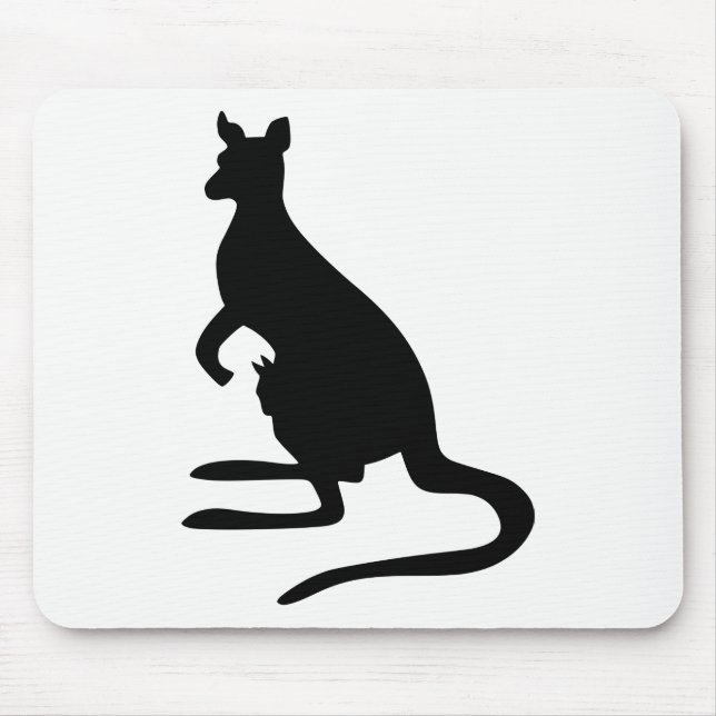 Tapis De Souris Kangaroo Silhouette (Devant)