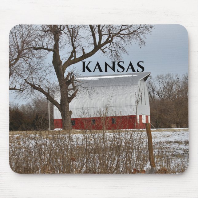 Tapis De Souris Kansas Country Red Barne Souris Pad (Devant)
