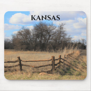 Tapis De Souris Kansas Country Side Paysage Souris Pad