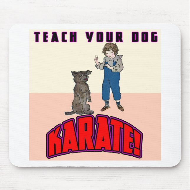 Tapis De Souris Karaté 3 de chien (Devant)
