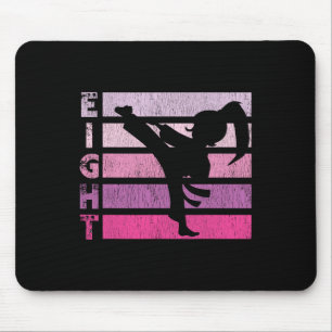 Tapis De Souris Karaté Anniversaire 8 Année Taekwondo Girl 8e Bir