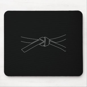 Tapis De Souris Karate Arts Martiaux Taekwondo Ceinture Noire Kick