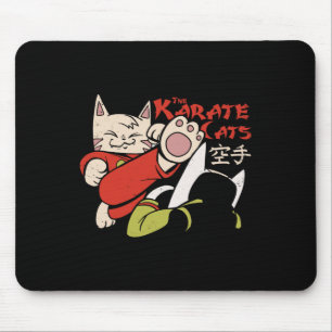 Tapis De Souris Karate Chat Pour Hommes Femmes Enfants