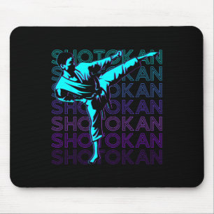 Tapis De Souris Karaté de Shotokan Japonais Arts Martiaux Retro