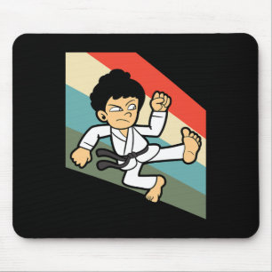 Tapis De Souris Karaté Judo Jujutsu Taekwondo Kickboxing Kickboxeu