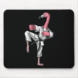 Tapis De Souris Karate Kickboxing Kung Fu Ninja Mart Flamingo Bird