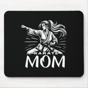 Tapis De Souris Karate Maman Arts martiaux Mère Famille Bonificati