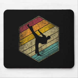 Tapis De Souris Karate Martial Arts Retro Style Vintage les années