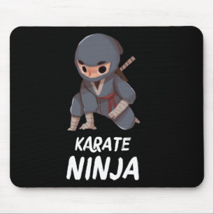 Tapis De Souris Karate Ninja Boy Funny Arts Martiaux Sports