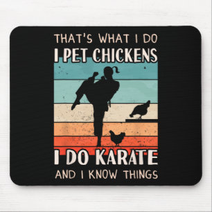 Tapis De Souris Karate Outfit - Chicken Breeder Design Femmes Kara