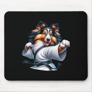 Tapis De Souris Karate Shetland Sheepdog Funny Humours Amoureux de