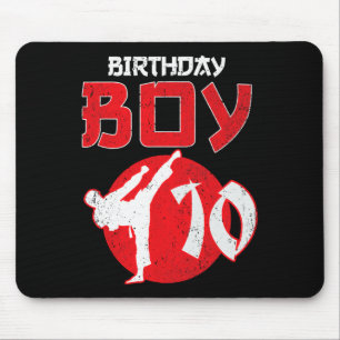 Tapis De Souris Karate Taekwondo 10 ans Anniversaire Martial Art