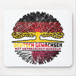 Tapis De Souris Katar Katira Allemand Allemagne Arbre Racine