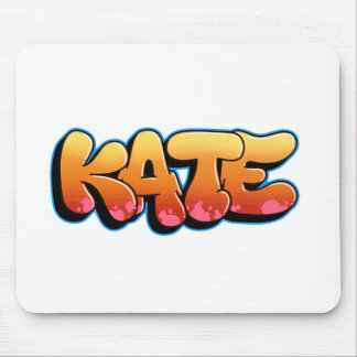 Tapis De Souris Kate Graffiti Style Merch ! Custom Name Kate