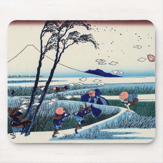 Tapis De Souris Katsushika Hokusai - Ejiri dans la province de Sur (Devant)