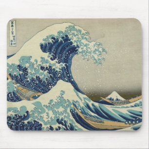 Tapis De Souris Katsushika Hokusai : La Grande Vague à Kanagawa