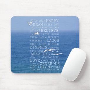 Tapis De Souris Kauai Hawaii Ocean Birds Citations inspirantes