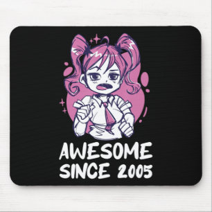 Tapis De Souris Kawaii Anime Merch the Birthday Girl Years Old Bor