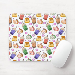 Tapis De Souris Kawaii Boba Tea Motif