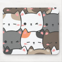 Kawaii Chat Pad - Décor De Bureau