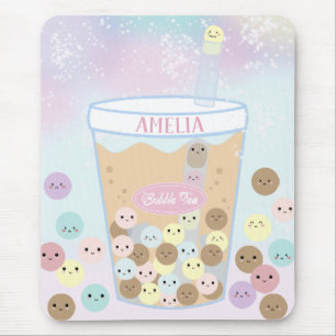Tapis De Souris Kawaii Cute Bubble Pearl Lait Thé Tapioca Boba