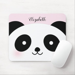 Tapis De Souris Kawaii Cute Cartographie Panda Ours Personnalisé N