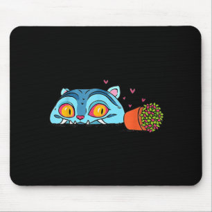 Tapis De Souris Kawaii Demon Chat Drôle Anime Otaku Japonais