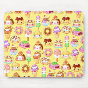 Tapis De Souris Kawaii Dessert Friends Mousepad