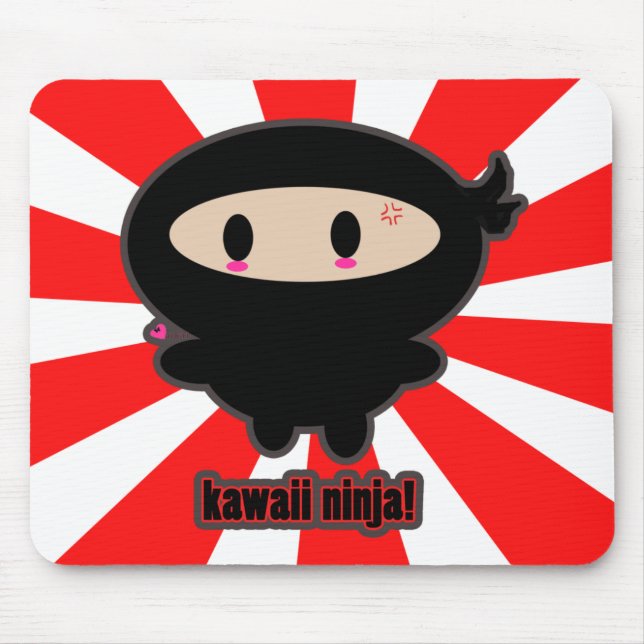 Tapis De Souris Kawaii Ninja Mousepad (Devant)