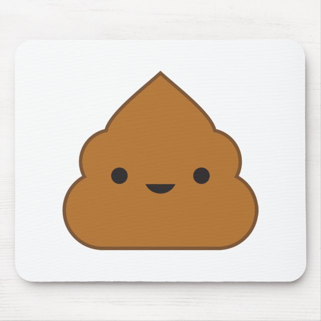 Tapis De Souris Kawaii Poop Mousepad (Devant)