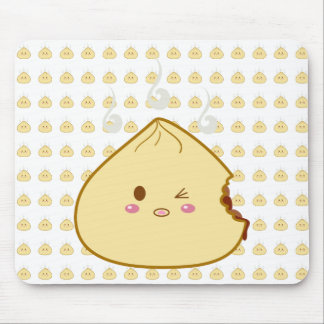 Tapis De Souris Kawaii "SioPao" Meatbun Bitemark