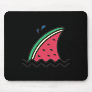 Tapis De Souris Kawaii Watermelon Requin Fin drôle Famille Été Va