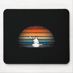 Tapis De Souris Kayak de plaisance passionné de plein air rivière