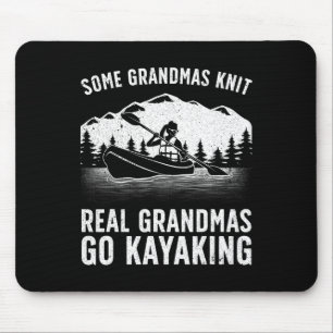 Tapis De Souris Kayak Sympa Pour Mamie Maman Kayakiste Bateau Kaya