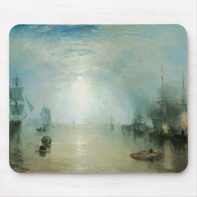 Tapis De Souris Keelmen Height Coals, Lune par Joseph Turner (Devant)