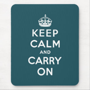 Tapis De Souris keep calm and carry on original