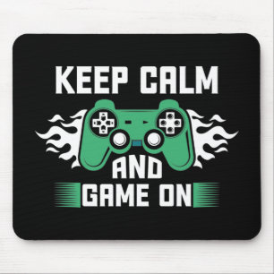 Tapis De Souris Keep Calm and Game