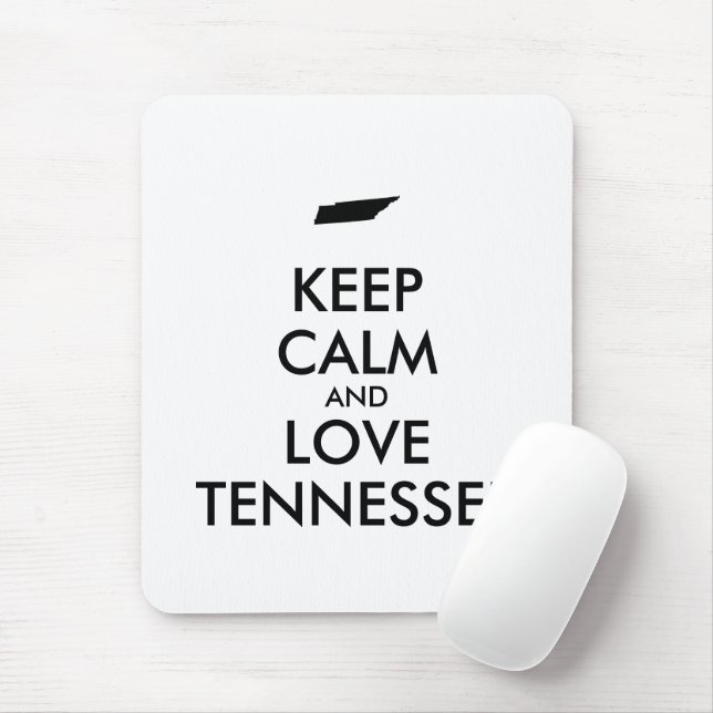 Tapis De Souris KEEP CALM et LOVE TENNESSEE (Avec souris)