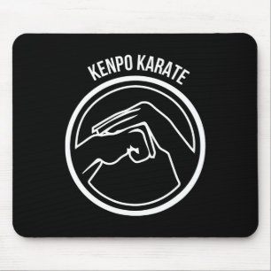 Tapis De Souris Kenpo Karate White Black Hands Cool Martial Arts T