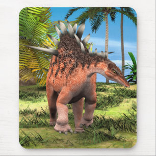 Tapis De Souris Kentrosaurus Dinosaure Jungle Art Préhistorique