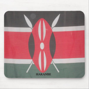 Tapis De Souris Kenya Patriotic national couleurs Personnaliser Pr