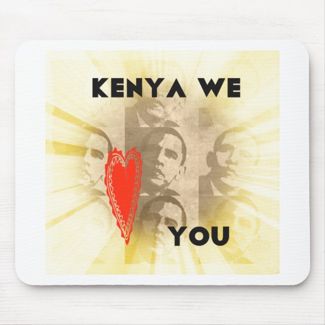 Tapis De Souris Kenya We Lovely You Perspective Art Design (Devant)