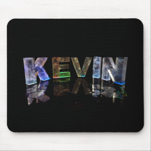 Tapis De Souris Kevin nommé dans 3D s'allume (la photographie)